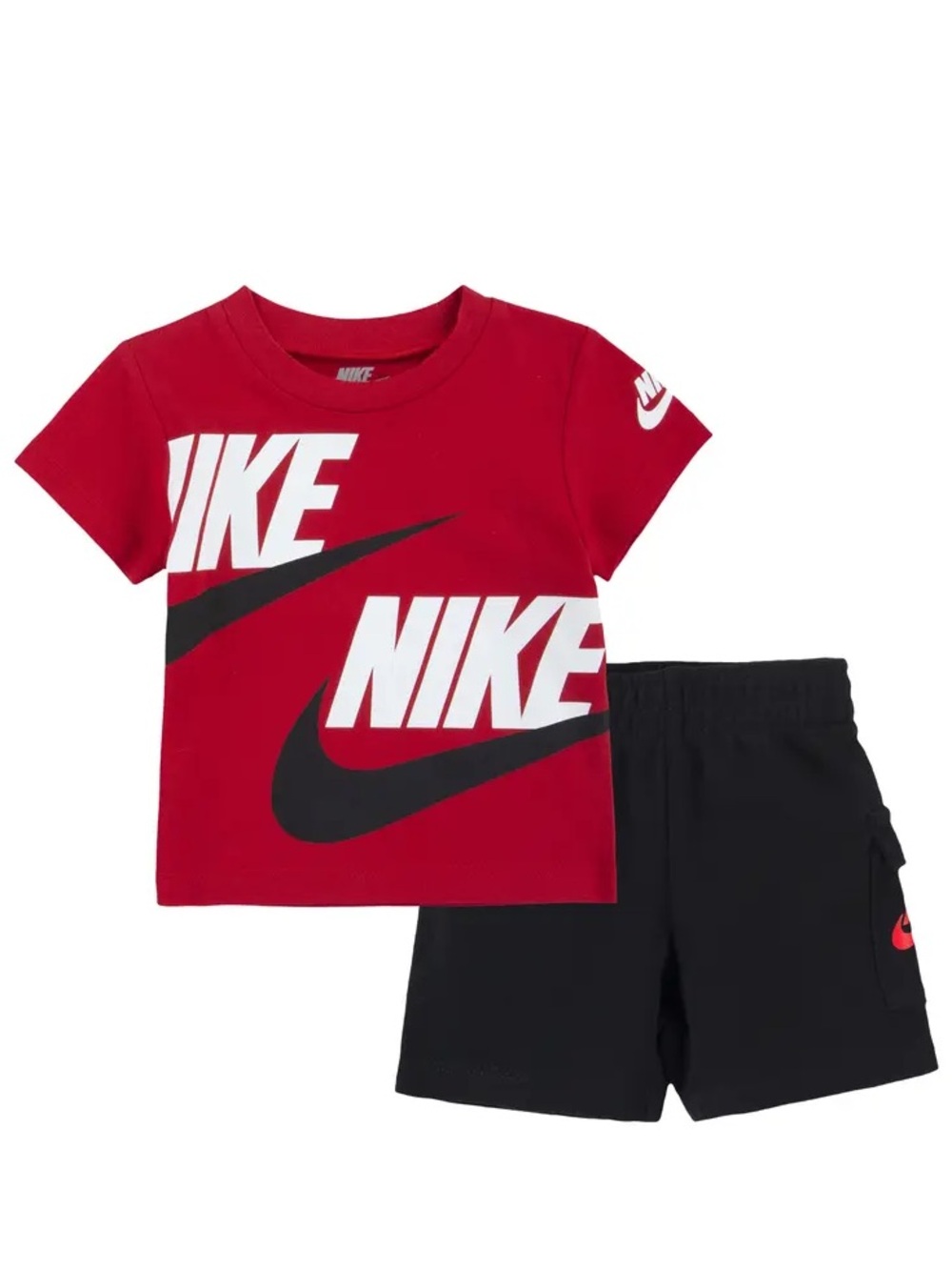 SUMMER SALE🚨Nike Kids' T-Shirt & Cargo Shorts Set Toddler - Picture 3 of 9